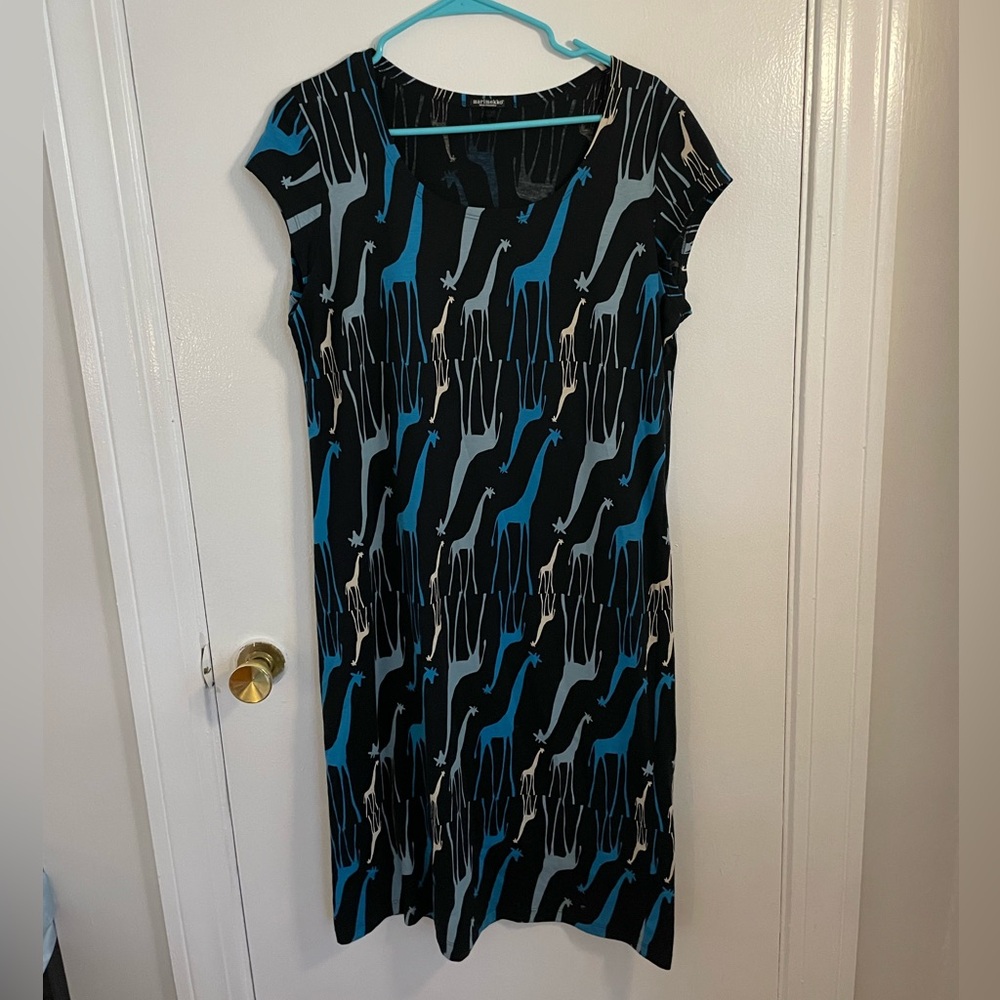 Marimekko Miika Piirainen Giraffe dress size large